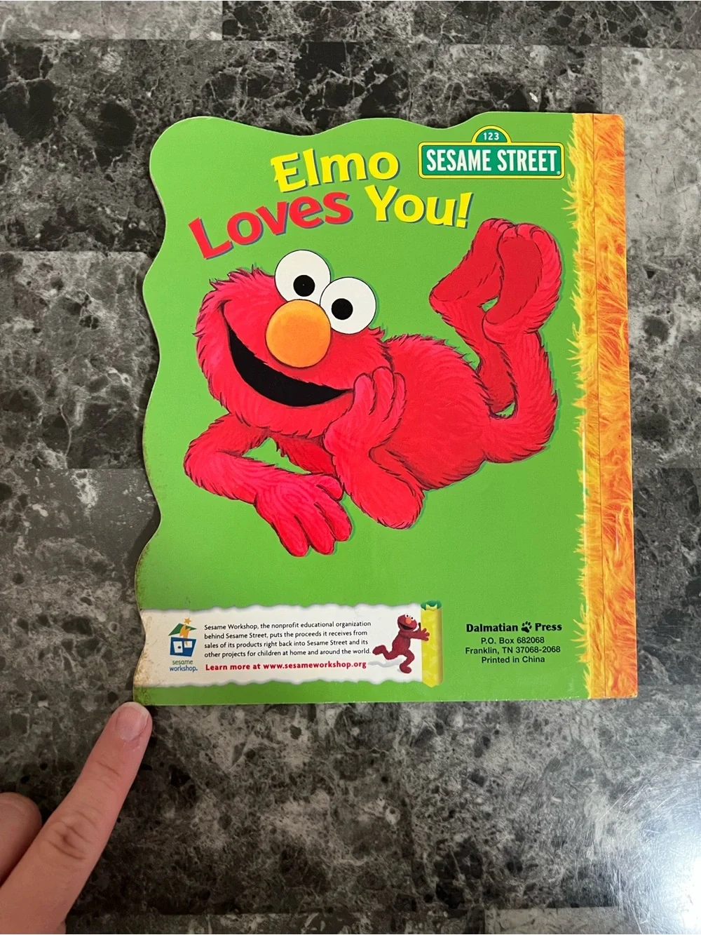 Sesame Street Elmo Loves You! Board Book 2005 Sarah Albee Dalmatian Press Kids
